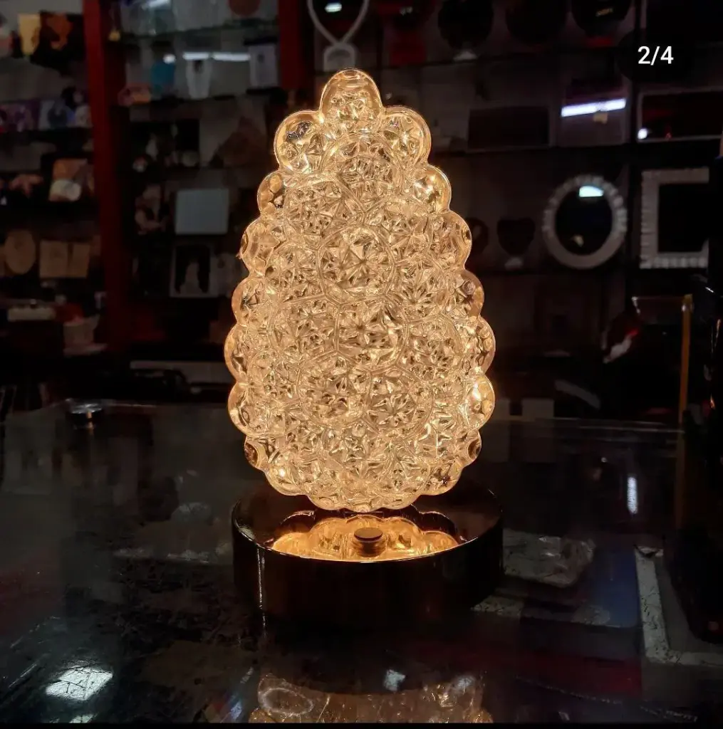 Star Lamp (Apple Shape) Rechargeable Lamp, 3 Mode, Just Touch The Button & Change the Light, Decoration Light, Gift Product