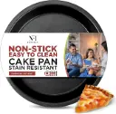 Nonstick Round Cake Baking Pan for Homemade Bakeware for Cakes,Layered Cakes, and deep-Dish Pizzas.