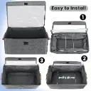 Storage box 32L with Transparent lid Clothes Organiser for Wardrobe with transparent lid Foldable Visible Wardrobe Organizer for Clothes Cloth Storage Box Ultimate wardrobe organisers