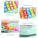 2 in 1 Big Piano Xylophone Musical Toy for Kids (Age 3+) with 8 Keys, 2 Sticks, Keyboard Xylophone Piano