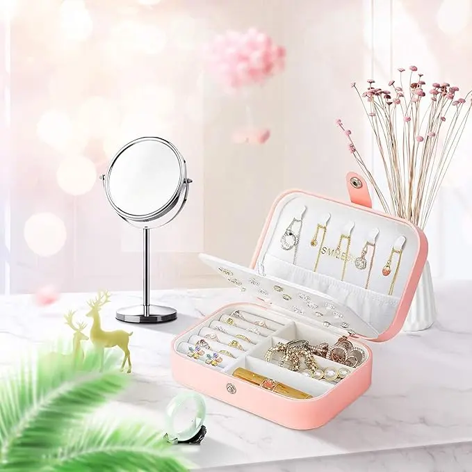 Double Layer Mini Jewellery Organizer(Multicolor)