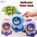 Space Piggy Bank with Number Code Lock - Money Saving Coin Bank, Plastic Piggy Bank for Kids, Birthday Return for Boys & Girls