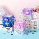 Metal Piggy Bank, Coin Box with password lock for kids