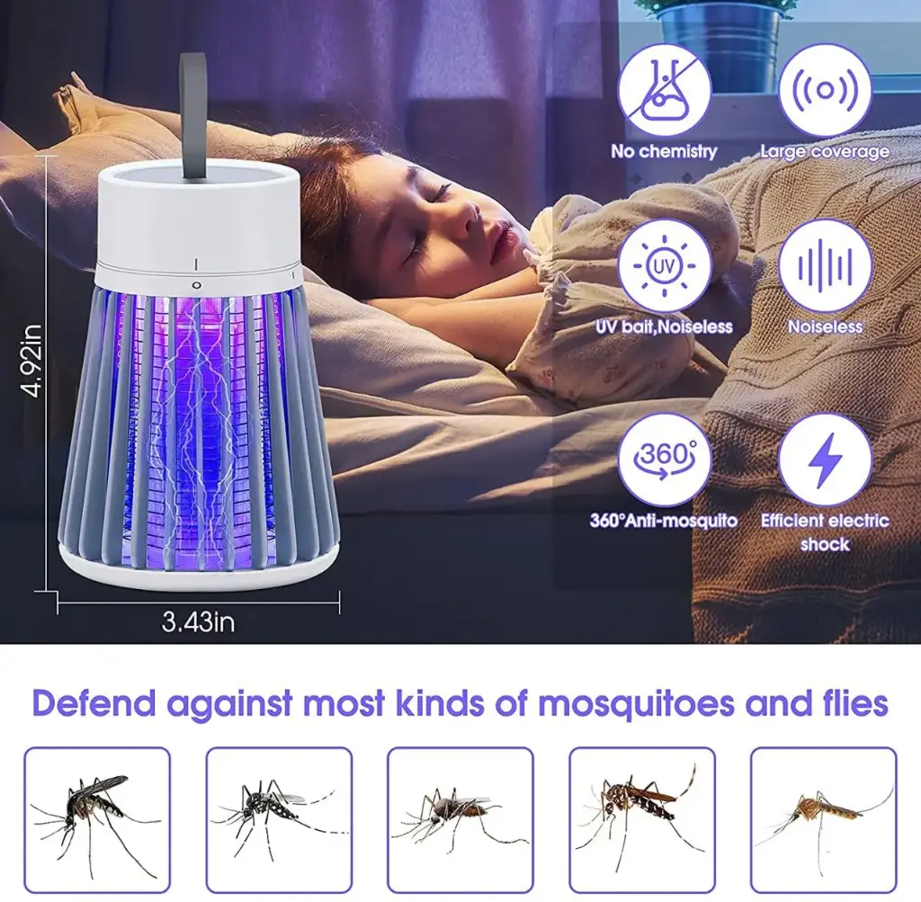 Electronic LED Mosquito Killer Machine Trap Lamp, Theory Screen Protector Mosquito Killer lamp for Home, USB Powered Electronic