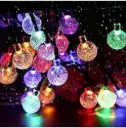 Crystal Globe Ball Fairy String Lights (Multicolor) 20Mtr