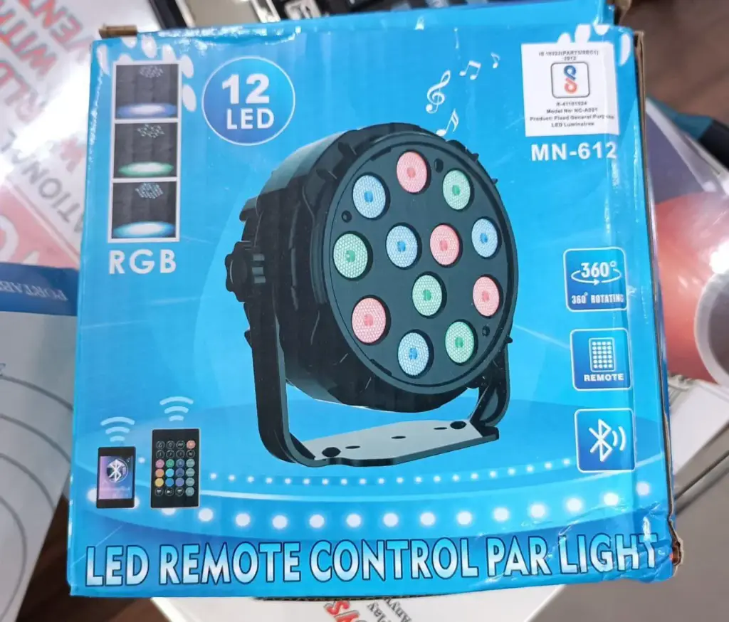 12Led Stage Par Lights(Speakers Not Included)