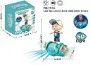 Bump & Go Fashion Boy Musical Toy Battery Operated 360 Degree Rotating Musical Dancing Boy 5D Light & Sound Action Toy for Kids