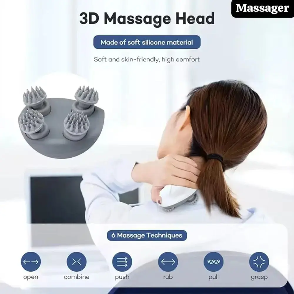 Smart Scalp Massager | Rechargeable Electric Scalp Massager