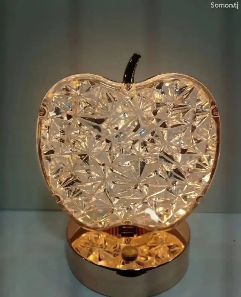 Star Lamp (Apple Shape) Rechargeable Lamp, 3 Mode, Just Touch The Button & Change the Light, Decoration Light, Gift Product