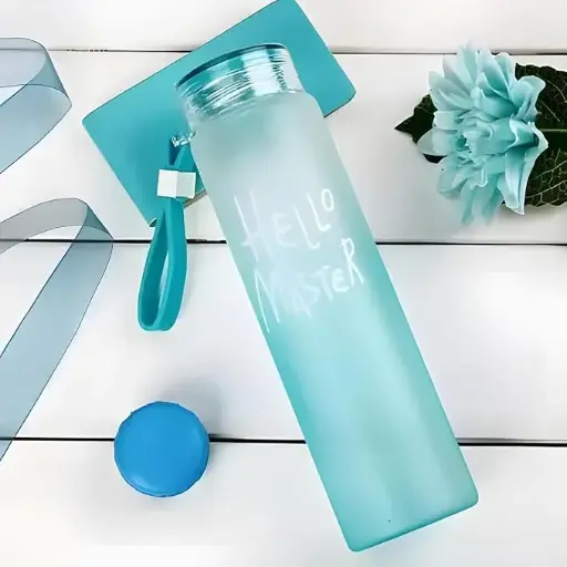 Hello Master Glass Bottle