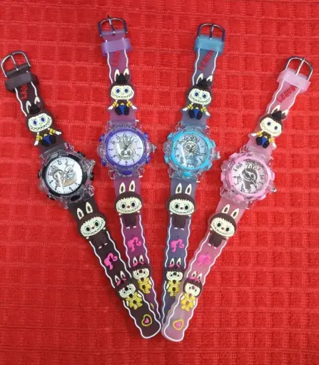 LED Kids Watch, Cartoon Design (Multicolor)