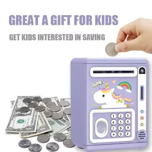 Piggy Bank, Fingerprint Electronic Money Bank (Multicolour)