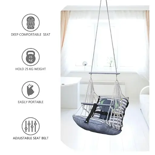 Baby Soft Jhula With Safety Belt